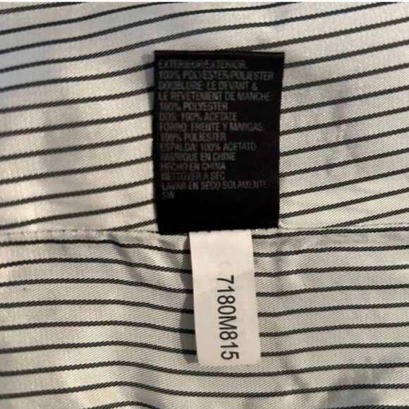 Tahari Arthur S. Levine Classic Black‎ Blazer with Silver Buttons Professional 8 - Picture 10 of 12